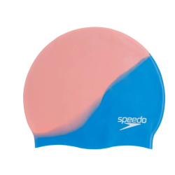 Speedo Swimming Multi Colour Silicone Cap - Blue Pink